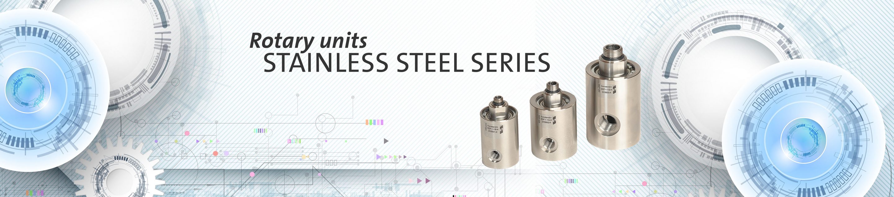 Rotary units Stainless steel series