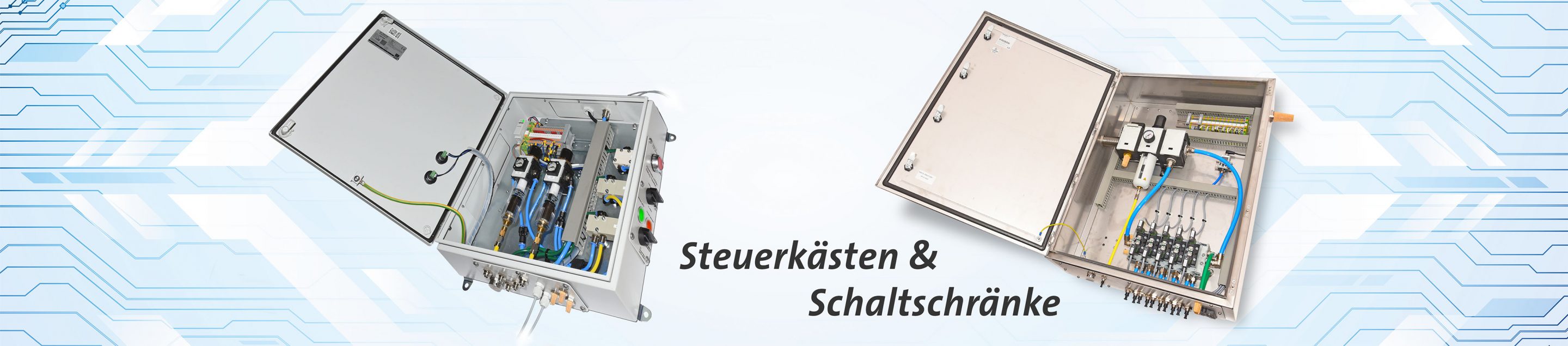 Teaser für die Seite Steuerkästen und Schaltschränke