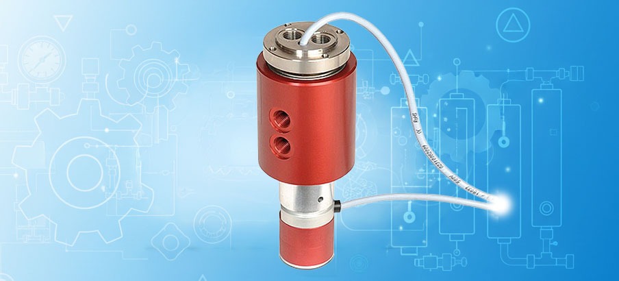 Stromdurchführung mit pneumatischer Mehrfach-Drehdurchführung