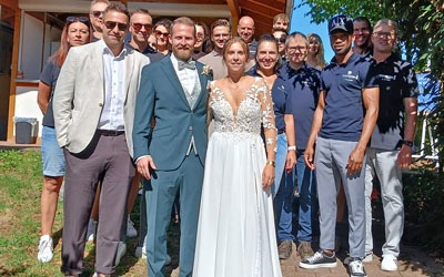 Wir gratulieren David zur Hochzeit