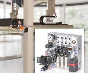 Pneumatiklösung von Konstandin: Steuerblock zur Montage unter dem Labortisch