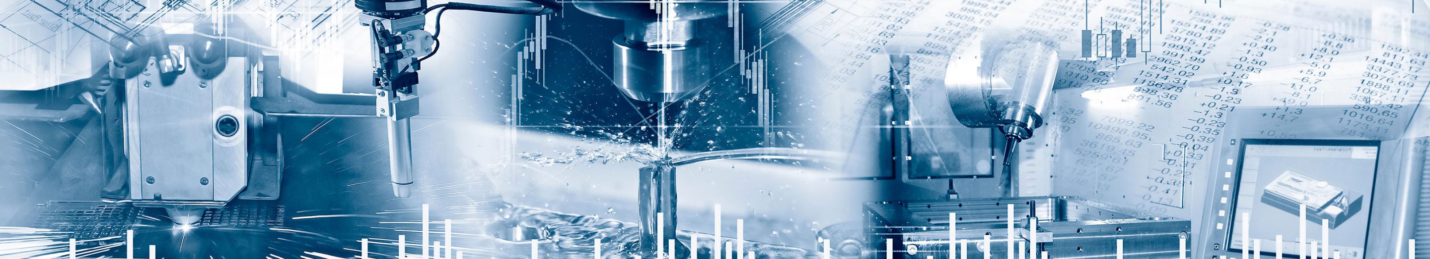 Teaser zeigt verschiedene Abbildungen von Fertigungsabläufen in der Industrie