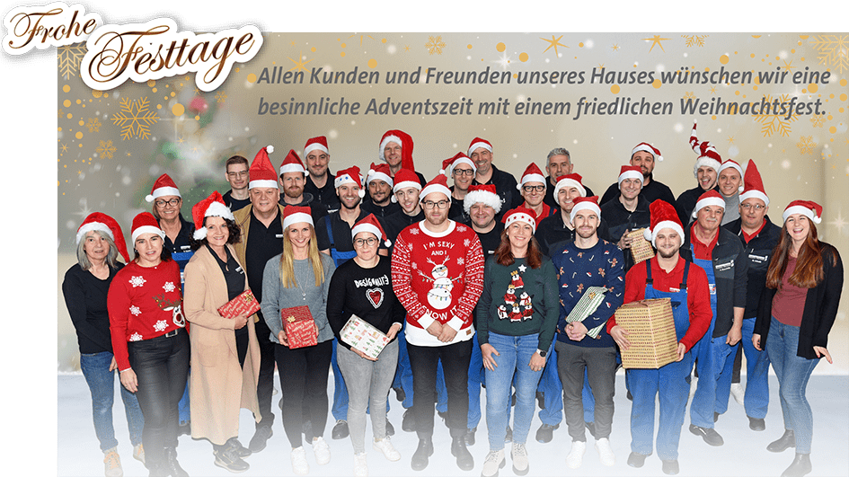 Weihnachtsgruß der Mitarbeiter