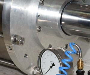 Aufbau zur Prüfung der Leichtläufigkeit